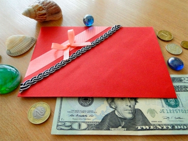 Подарочный конверт для денег — мастер-класс своими руками